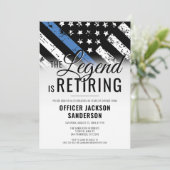 Invitation Law Enforcement Police Department Retirement Party (Debout devant)