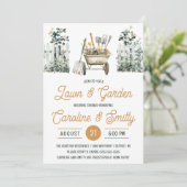 Invitation Lawn & Garden Wedding Shower, Bridal Shower (Debout devant)