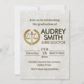 Invitation Lawyer Graduation  (Devant)