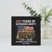 Invitation Le 250e anniversaire de la parade militaire du dra (Debout devant)