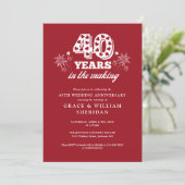 Invitation Le 40e anniversaire du Mariage en devenir (Debout devant)