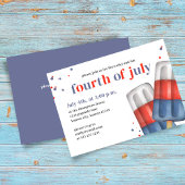 Invitation Le 4 juillet Popsicle Custom