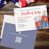 Invitation Le 4 Juillet Popsicles Custom