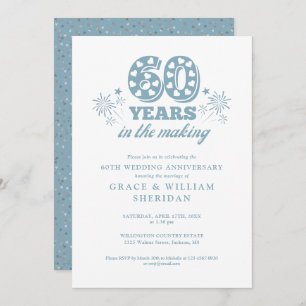 Invitation Le 60e anniversaire du Mariage