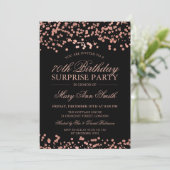 Invitation Le 70e anniversaire du Rose de la Surprise Gold Fo (Debout devant)