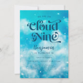 Invitation Le 9e anniversaire de Cloud Nine Boy (Devant)