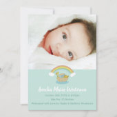 Invitation Le Baby shower Ark Boho de Noah (Devant)