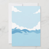 Invitation Le Baby shower d'arche de Noah (Dos)