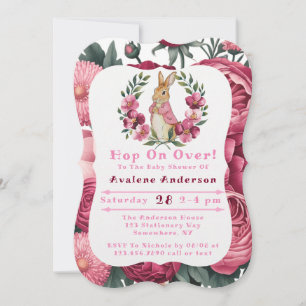 Invitation Le Baby shower d'aventure de Flopsy