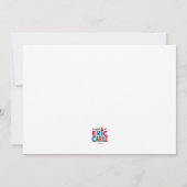 Invitation Le Baby shower De Chalboard Caterpillar Très Affam (Dos)