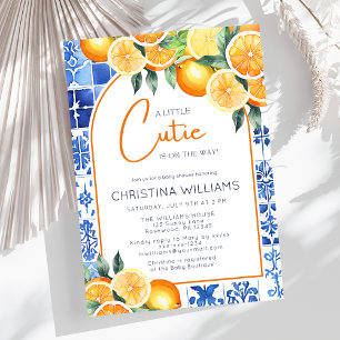 Invitation Le Baby shower De La Petite Cité Neutre Sur Le Sex