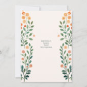 Invitation Le Baby shower de Noël "Oh Deer" (Dos)