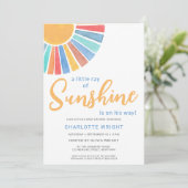 Invitation Le Baby shower de Ray Of Sunshine Boy (Debout devant)