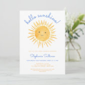 Invitation Le Baby shower de Sunshine Boy (Debout devant)