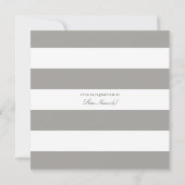 Invitation Le Baby shower des animaux des bois (Dos)