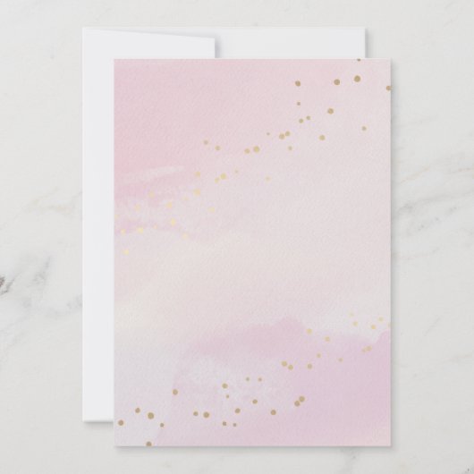 Invitation Le Baby shower des animaux des bois (Dos)