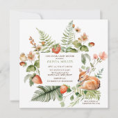 Invitation Le Baby shower des cerfs de la nature (Devant)