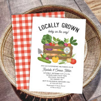 Le Baby shower des fermiers cultivés localement