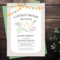 Le Baby shower des fermiers cultivés localement