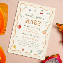 Le Baby shower des fermiers cultivés localement