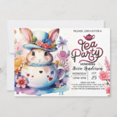 Invitation Le Baby shower des merveilles de Bunny (Devant)