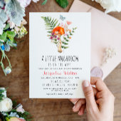 Invitation Le Baby shower des petits champignons