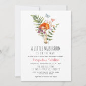 Invitation Le Baby shower des petits champignons (Devant)