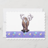 Invitation Le Baby shower des rennes (Dos)