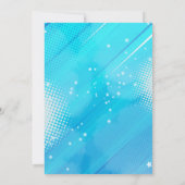 Invitation Le Baby shower du petit Superhero (Dos)