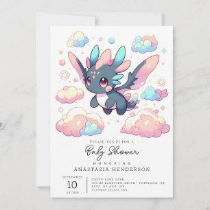 Invitation Le Baby shower mythique du dragon