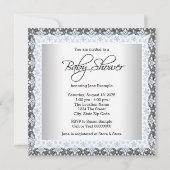 Invitation Le Baby shower pour petits garçons ethniques (Dos)