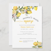 Invitation Le baby shower principal de Citrus mama (Devant)