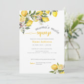 Invitation Le baby shower principal de Citrus mama (Debout devant)