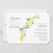 Invitation Le Baby shower principal de Squeeze Citrus Mama (Devant)
