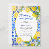 Invitation Le Baby shower principal de Squeeze Citrus Mama (Devant)