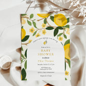 Invitation Le Baby shower principal de Squeeze de Lemon Mama