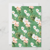 Invitation Le baby shower tropical d'Aloha ne dit pas signe b (Dos)