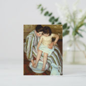 Invitation Le bain de l'enfant de Mary Cassatt (vers 1892) (Debout devant)