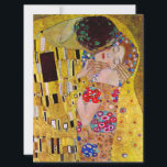 Invitation Le baiser de Gustav Klimt, Mariage d'art victorien<br><div class="desc">Facile à customiser faire-part de mariage. The Kiss, Der Kuss (1907-1908) de Klimt est probablement l'oeuvre la plus célèbre de Gustav Klimt. Il a commencé à y travailler en 1907 et c'est le point culminant de sa soi-disant "période d'or". The Kiss est un tableau d'art vintage de l'époque victorienne, amoureux...</div>