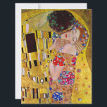 Invitation Le baiser de Gustav Klimt, Mariage d'art victorien<br><div class="desc">Facile à customiser faire-part de mariage. The Kiss, Der Kuss (1907-1908) de Klimt est probablement l'oeuvre la plus célèbre de Gustav Klimt. Il a commencé à y travailler en 1907 et c'est le point culminant de sa soi-disant "période d'or". The Kiss est un tableau d'art vintage de l'époque victorienne, amoureux...</div>