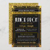 Invitation Le bal de fin d'année 1920 (Devant / Derrière)