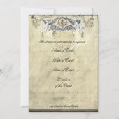 Invitation Le bal d'Halloween (Dos)