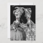 Invitation le bal d'Halloween (Noir) (Dos)