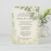 Invitation Le baptême catholique bénit la mère et l'enfant (Debout devant)