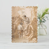 Invitation Le baptême de Jésus-Christ (Debout devant)