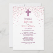 Invitation Le baptême des filles (Devant)