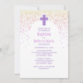 Invitation Le baptême des filles (Devant)