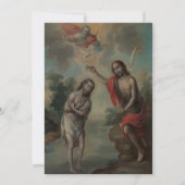 Invitation Le baptême du Christ par Nicolás Enríquez (Devant)