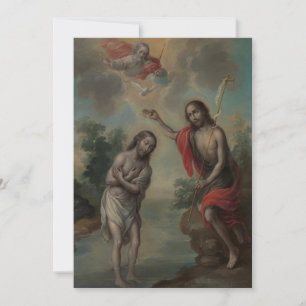 Invitation Le baptême du Christ par Nicolás Enríquez