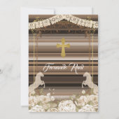 Invitation Le baptême et l'anniversaire des garçons de la Fie (Dos)